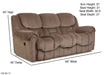 Motion Ease - Fallon Double Manual Reclining Sofa in Taupe - 122-30-17 - GreatFurnitureDeal