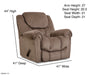 Motion Ease - Fallon Rocker Recliner in Tan - 122-91-17 - GreatFurnitureDeal