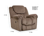 Motion Ease - Fallon Double Power Rocker Recliner in Mocha - 122-98-17 - GreatFurnitureDeal