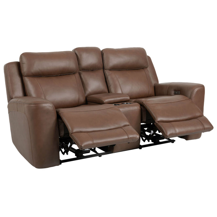 Parker Living - Calgary Power Reclining Console Loveseat in Autumn Umber - MCGR#822CPH-ATUB - GreatFurnitureDeal