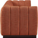 Meridian Furniture - Quinn 101" Cognac Chenille Fabric Upholstered 3pc. Sofa - 124Cognac-S101 - GreatFurnitureDeal