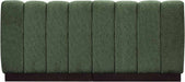 Meridian Furniture - Quinn 64" Green Chenille Fabric Upholstered 2pc. Armless Loveseat - 124Green-S64 - GreatFurnitureDeal