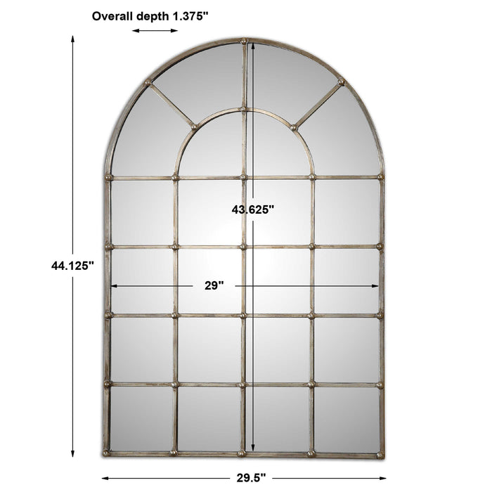 Uttermost - Barwell Arch Window Mirror - 12875 - GreatFurnitureDeal