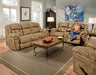 Motion Ease - Haven Manual Reclining Console Loveseat in Almond - 129-22-18 - GreatFurnitureDeal