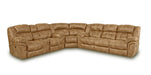 Motion Ease - Haven Manual Reclining Console Sectional in Almond - 129-22 04 30-18 - GreatFurnitureDeal