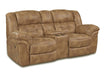 Motion Ease - Haven Manual Reclining Console Loveseat in Almond - 129-22-18 - GreatFurnitureDeal