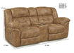 Motion Ease - Haven Manual Reclining Console Loveseat in Almond - 129-22-18 - GreatFurnitureDeal