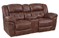 Motion Ease - Haven Reclining Console Loveseat in Espresso - 129-22-21 - GreatFurnitureDeal