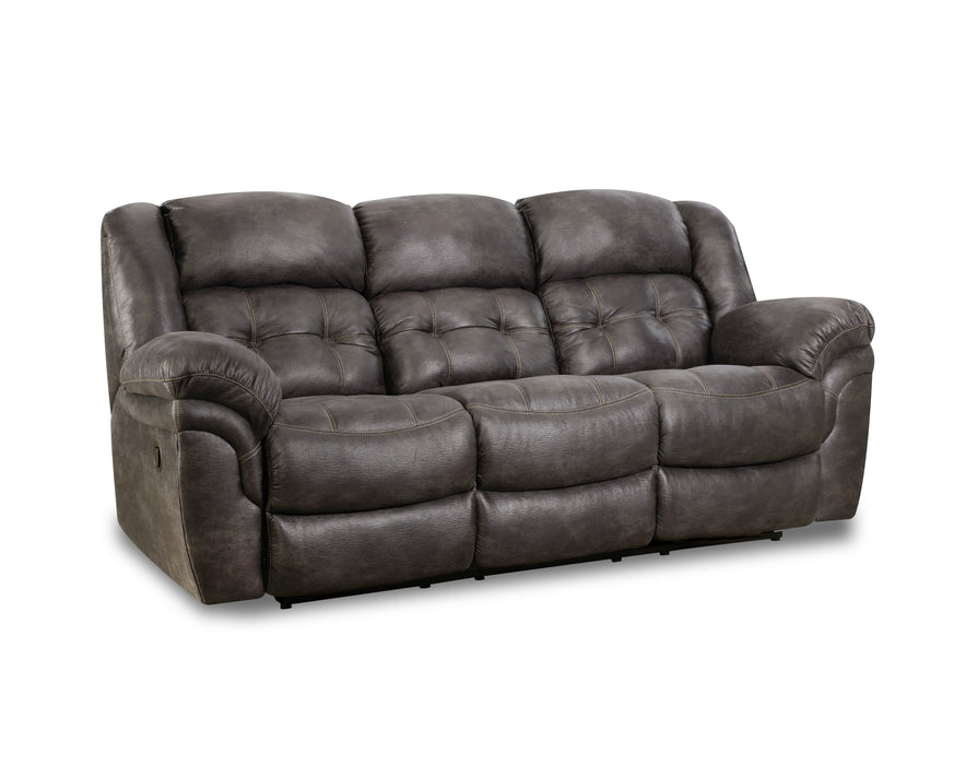 Motion Ease - Haven Double Reclining Sofa in Charcoal - 129-30-14 - GreatFurnitureDeal