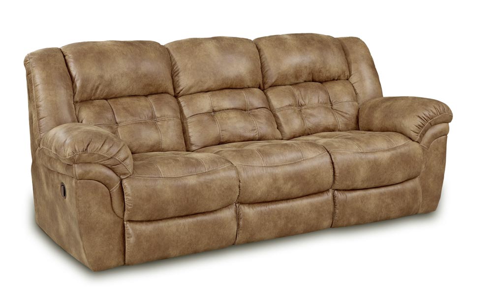 Motion Ease - Haven Manual Double Reclining Sofa in Almond - 129-30-18 - GreatFurnitureDeal