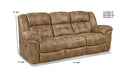 Motion Ease - Haven Power Sofa in Almond - 129-39-18 - GreatFurnitureDeal