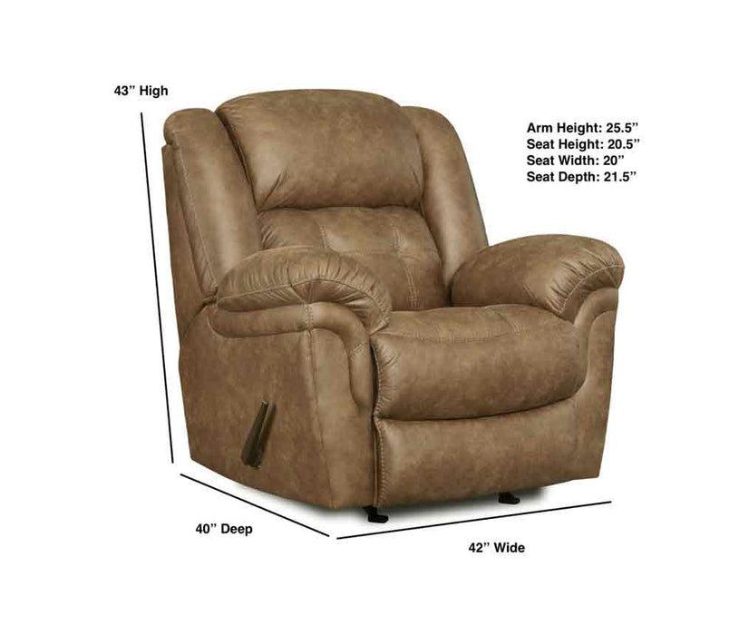 Motion Ease - Haven Power Rocking Recliner in Almond - 129-98-18 - GreatFurnitureDeal