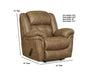 Motion Ease - Haven Power Rocking Recliner in Almond - 129-98-18 - GreatFurnitureDeal