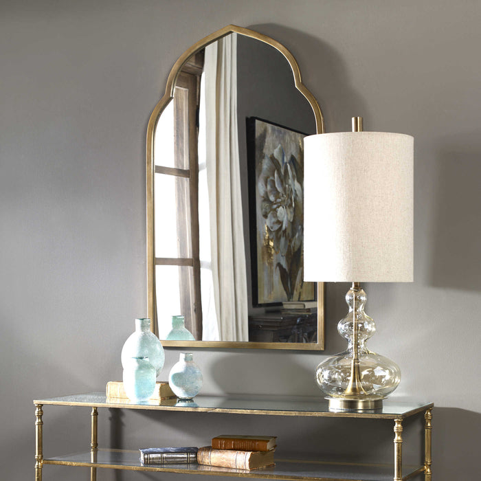 Uttermost - Kenitra Gold Arch Mirror -12907 - GreatFurnitureDeal
