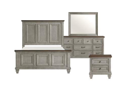 Homelegance - Renton 4 Piece Queen Bedroom Set in Antique Grey and Brown - 1305-1*4 - GreatFurnitureDeal