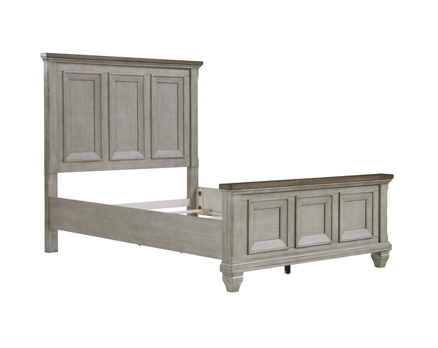 Homelegance - Renton King Bed in Antique Gray and Brown - 1305K-1EK*