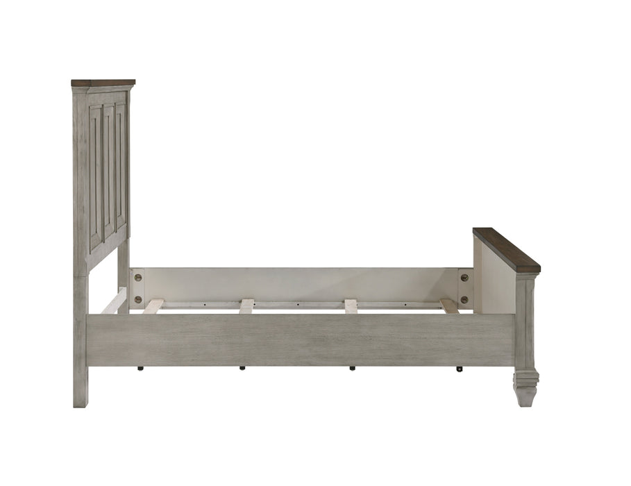 Homelegance - Renton 4 Piece California King Bedroom Set in Antique Gray and Brown - 1305K-1CK*4