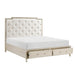 Homelegance - Genoa 6 Piece King Platform Bedroom Set with Footboard Storage - 1312K-1EK-6SET - GreatFurnitureDeal