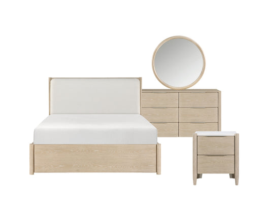 Homelegance - Matteo 3 Piece California King Platform Bedroom Set in Light Oak Ceruse - 1313NK-1CK-3SET - GreatFurnitureDeal