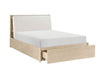 Homelegance - Matteo California King Platform Bed with Footboard Storage in Light oak ceruse - 1313NK-1CK - GreatFurnitureDeal
