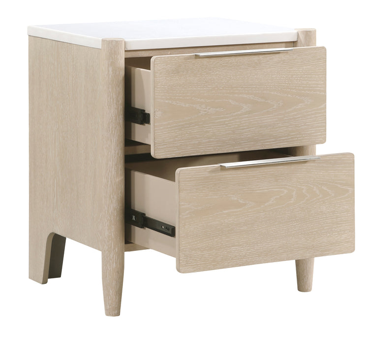 Homelegance - Matteo 3 Piece King Platform Bedroom Set in Light Oak Ceruse - 1313NK-1EK-3SET - GreatFurnitureDeal