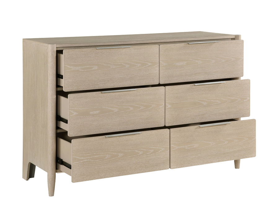 Homelegance - Matteo 6 Drawer Dresser in Light oak ceruse - 1313N-5 - GreatFurnitureDeal