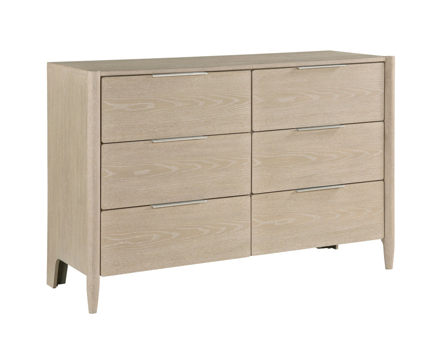 Homelegance - Matteo 6 Drawer Dresser in Light oak ceruse - 1313N-5 - GreatFurnitureDeal