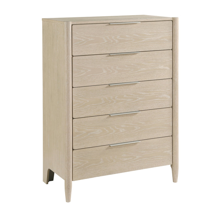 Homelegance - Matteo 6 Piece King Platform Bedroom Set in Light Oak Ceruse - 1313NK-1EK-6SET