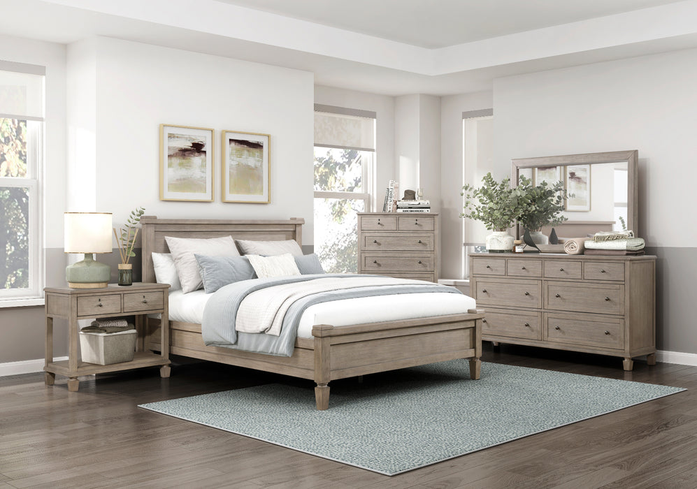 Homelegance - Marceline King Platform Bed in Gray oak - 1316K-1EK - GreatFurnitureDeal