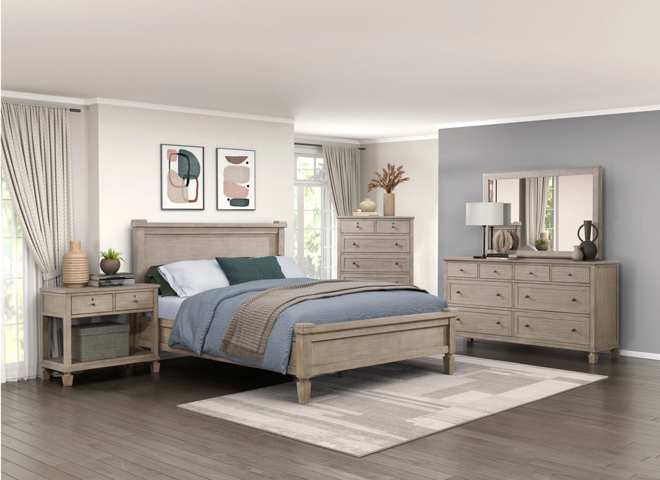 Homelegance - Marceline King Platform Bed in Gray oak - 1316K-1EK - GreatFurnitureDeal
