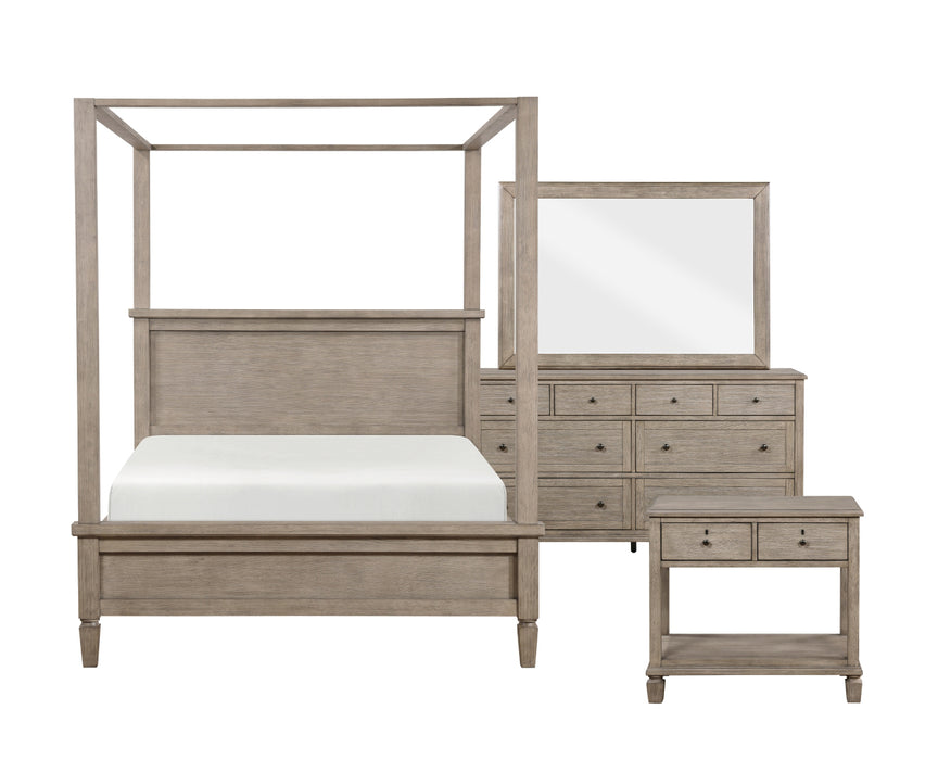 Homelegance - Marceline 8 Drawer Dresser and Mirror Set in Gray oak - 1316-5-6 - GreatFurnitureDeal