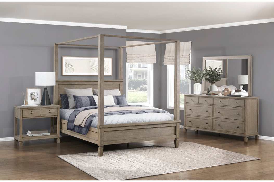 Homelegance - Marceline California King Platform Bed in Gray oak - 1316K-1CK - GreatFurnitureDeal