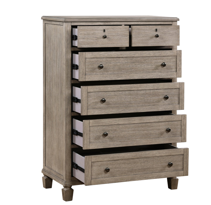 Homelegance - Marceline 6 Piece California King Platform Bedroom Set in Gray oak - 1316K-1CK-6SET