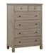 Homelegance - Marceline 6 Drawer Chest in Gray oak - 1316-9 - GreatFurnitureDeal