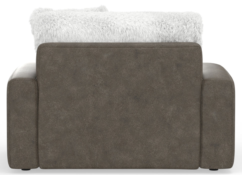 Jackson Furniture - Snowball Chair 1/2 in Taupe/Natural - 1320-01-NATURAL-MTO - GreatFurnitureDeal