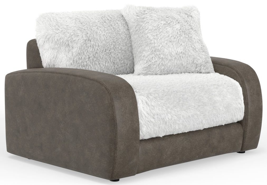 Jackson Furniture - Snowball Chair 1/2 in Taupe/Natural - 1320-01-NATURAL