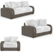 Jackson Furniture - Snowball 3 Piece Living Room Set in Taupe - 132003-02-01-TAUPE - GreatFurnitureDeal