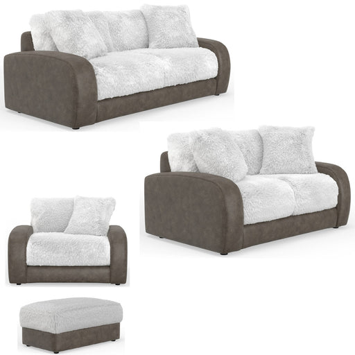Jackson Furniture - Snowball 4 Piece Living Room Set in Taupe - 132003-02-01-10-TAUPE - GreatFurnitureDeal