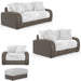 Jackson Furniture - Snowball 4 Piece Living Room Set in Taupe - 132003-02-01-10-TAUPE - GreatFurnitureDeal
