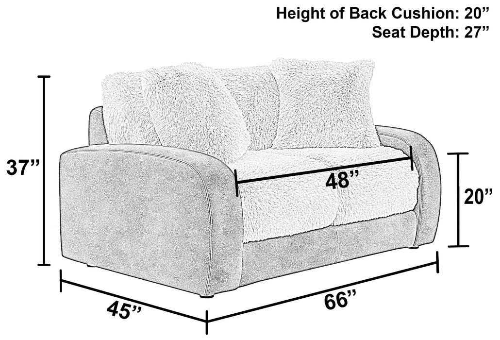 Jackson Furniture - Snowball 2 Piece Living Room Set in Taupe/Natural - 1320-03-02-NATURAL-MTO - GreatFurnitureDeal