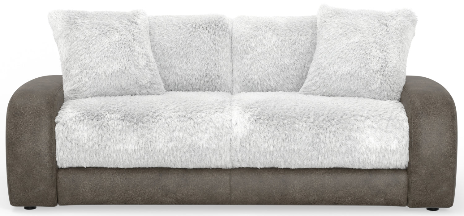 Jackson Furniture - Snowball Sofa in Taupe/Natural - 1320-03-NATURAL-MTO - GreatFurnitureDeal