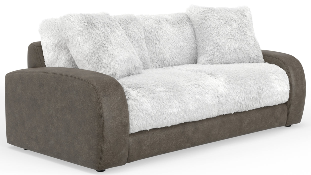 Jackson Furniture - Snowball Sofa in Taupe/Natural - 1320-03-NATURAL