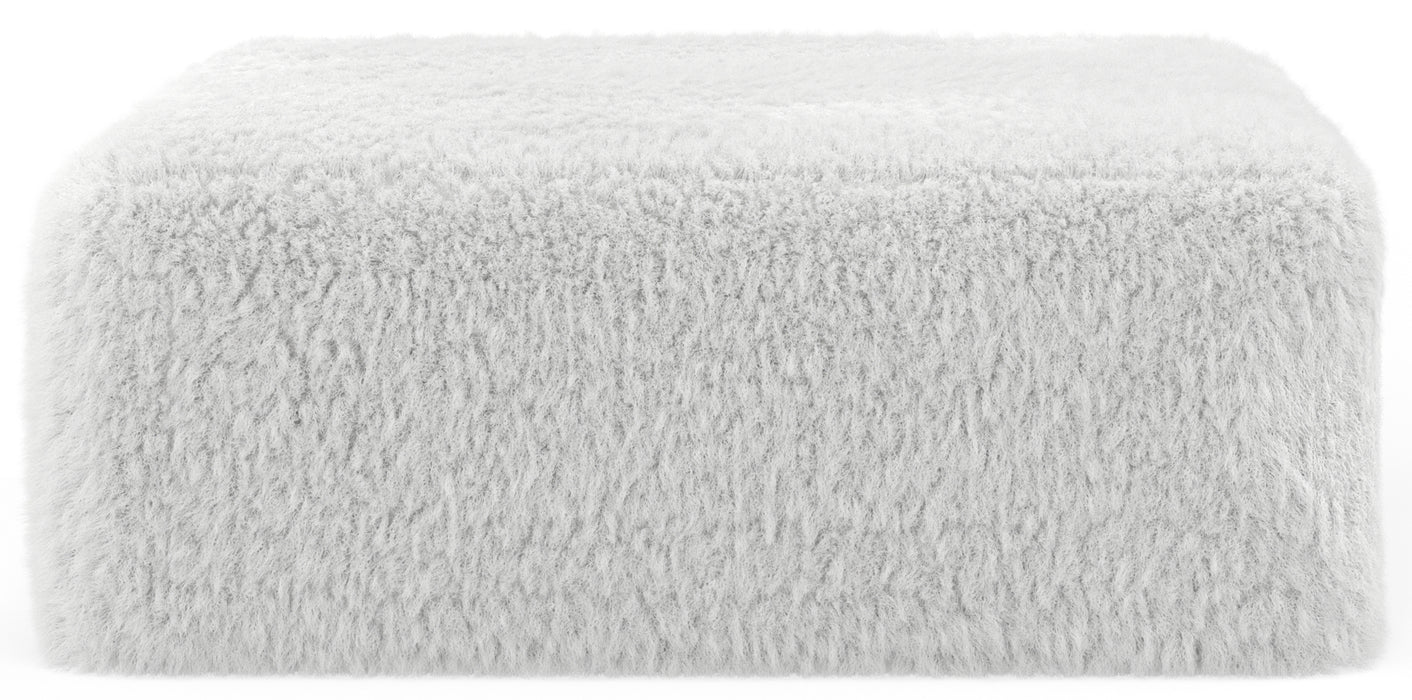 Jackson Furniture - Snowball Cocktail Ottoman in Natural - 132028-NATURAL - GreatFurnitureDeal