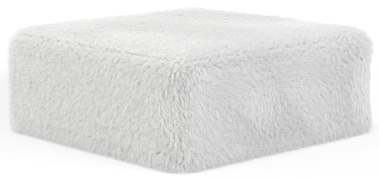 Jackson Furniture - Snowball Cocktail Ottoman in Natural - 132028-NATURAL - GreatFurnitureDeal