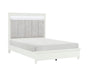Homelegance - Kidman Queen Bed in White - 1321-1 - GreatFurnitureDeal