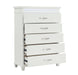Homelegance - Kidman 5 Drawer Chest in White - 1321-9 - GreatFurnitureDeal