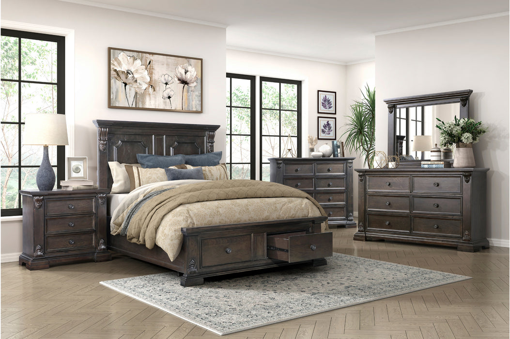 Homelegance - Cornwall 3 Piece Queen Bedroom Set in Espresso - 1325-1-3SET - GreatFurnitureDeal