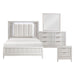 Homelegance - Florence 4 Piece Queen Bedroom Set in Antique White - 1326-1*4 - GreatFurnitureDeal