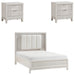 Homelegance - Florence 3 Piece Queen Bedroom Set in Antique White - 1326-1-3SET - GreatFurnitureDeal
