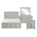 Homelegance - Willowbrook 4 Piece Queen Bedroom Set in Light Gray - 1337-1*4 - GreatFurnitureDeal